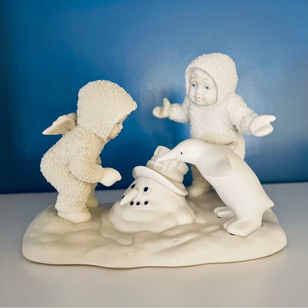 Department 56 Snowbabies RETIRED “Where Did He Go?” # 6841-1